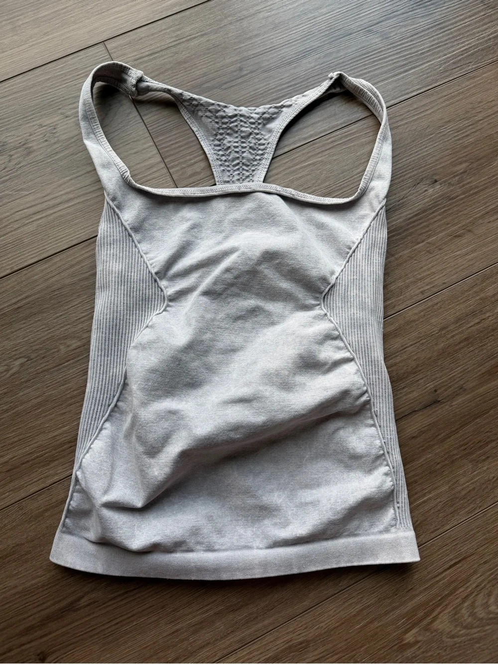 Free People Movement Good Karma Long Tank NWOT Women’s Size XS/S Ice Gray
